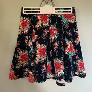 Floral skater skirt